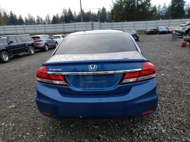 19XFB2F87EE211773 - 2014 HONDA CIVIC EX BLUE photo 6