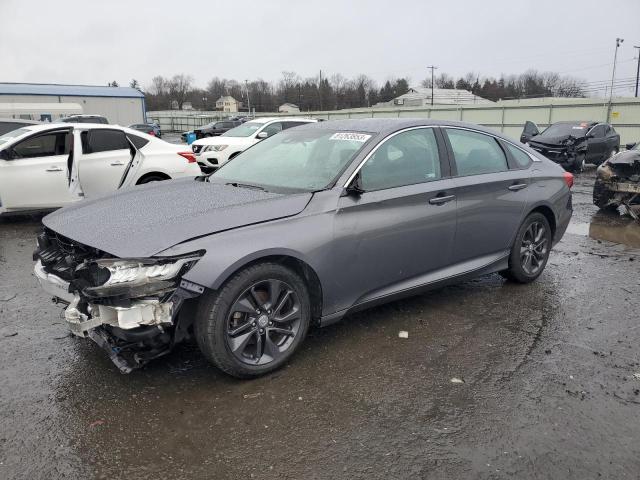 1HGCV1F18KA120664 - 2019 HONDA ACCORD LX GRAY photo 1