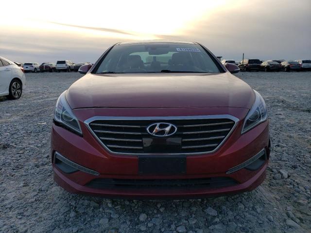 5NPE34AF0FH102174 - 2015 HYUNDAI SONATA SPORT RED photo 5