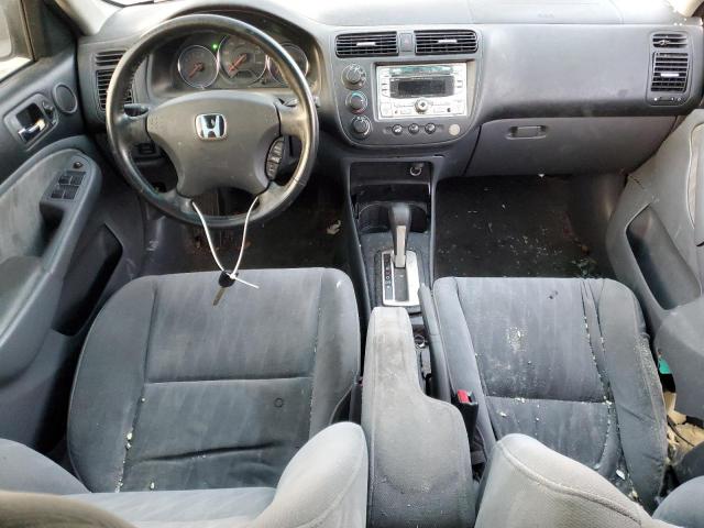 2HGES16545H602719 - 2005 HONDA CIVIC LX GRAY photo 8