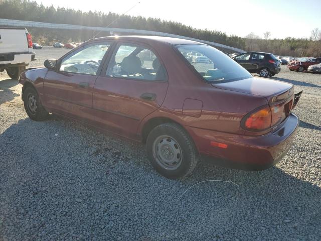 JM1BB1415T0362762 - 1996 MAZDA PROTEGE DX RED photo 2