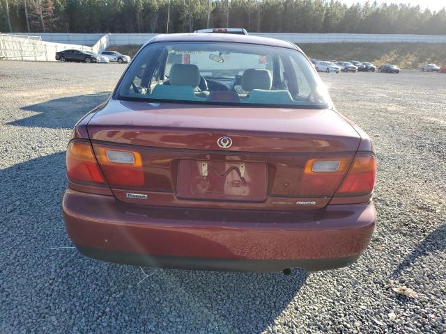 JM1BB1415T0362762 - 1996 MAZDA PROTEGE DX RED photo 6