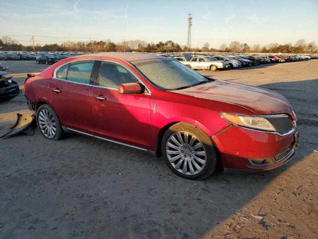 1LNHL9DK7DG608651 - 2013 LINCOLN MKS MAROON photo 4