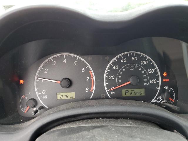 5YFBU4EEXDP196775 - 2013 TOYOTA COROLLA BASE Серебристый фото 9