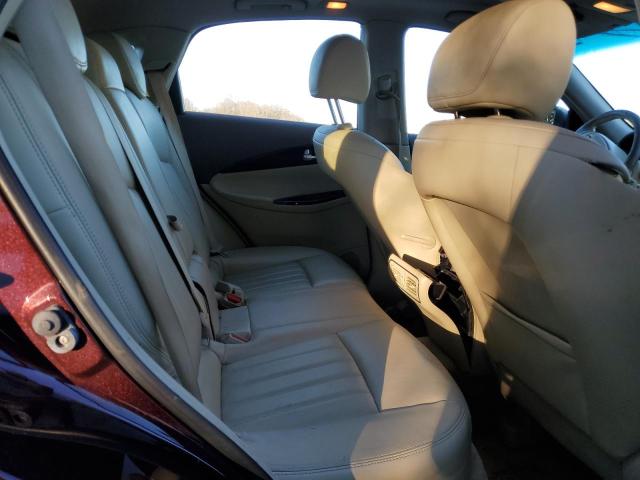 JN1AJ0HR7CM453391 - 2012 INFINITI EX35 BASE Բորդո լուսանկար 10