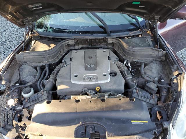 JN1AJ0HR7CM453391 - 2012 INFINITI EX35 BASE Բորդո լուսանկար 11