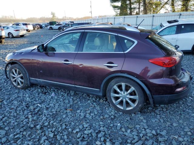 JN1AJ0HR7CM453391 - 2012 INFINITI EX35 BASE Բորդո լուսանկար 2