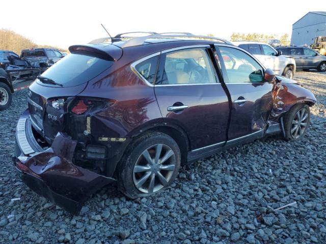 JN1AJ0HR7CM453391 - 2012 INFINITI EX35 BASE Բորդո լուսանկար 3