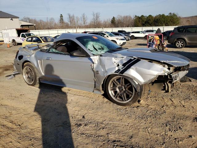 1FAFP40404F114010 - 2004 FORD MUSTANG SILVER photo 4