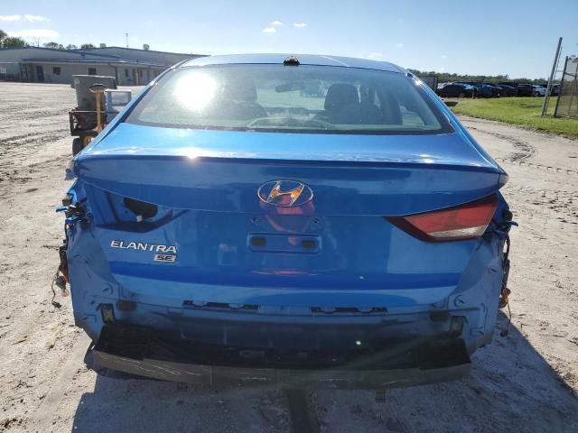 KMHD74LF4HU079774 - 2017 HYUNDAI ELANTRA SE BLUE photo 6