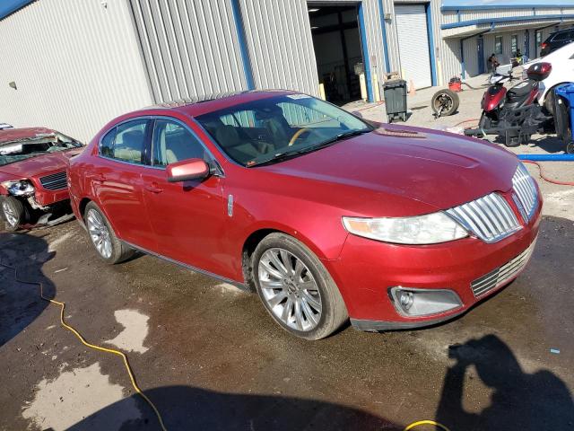 1LNHL9DR1AG611862 - 2010 LINCOLN MKS RED photo 4