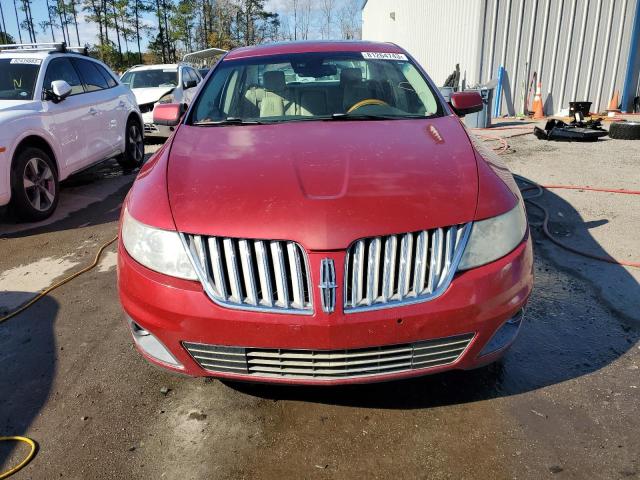 1LNHL9DR1AG611862 - 2010 LINCOLN MKS RED photo 5