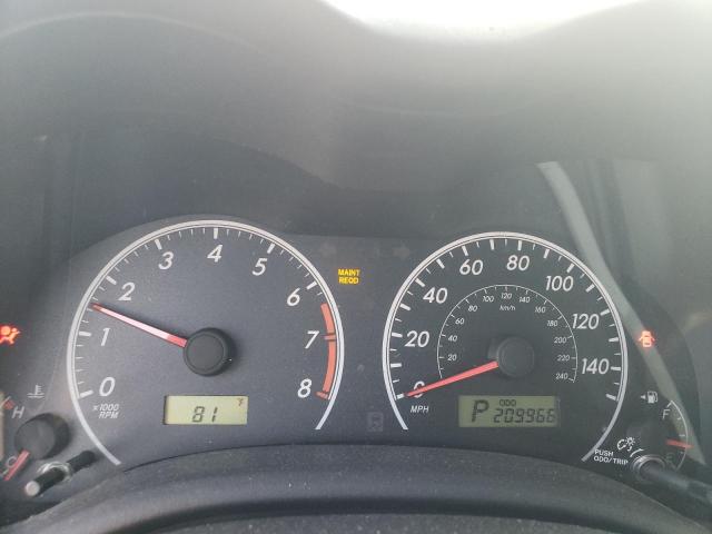 2T1BU4EE0BC543639 - 2011 TOYOTA COROLLA BASE GRAY photo 9