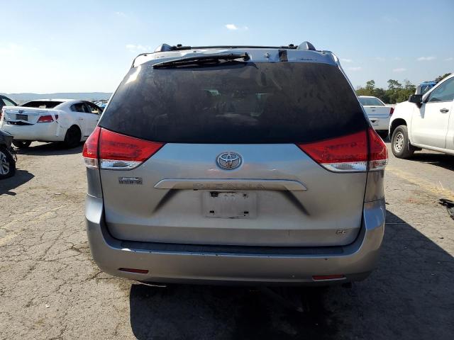 5TDKK3DC6BS044576 - 2011 TOYOTA SIENNA LE SILVER photo 6