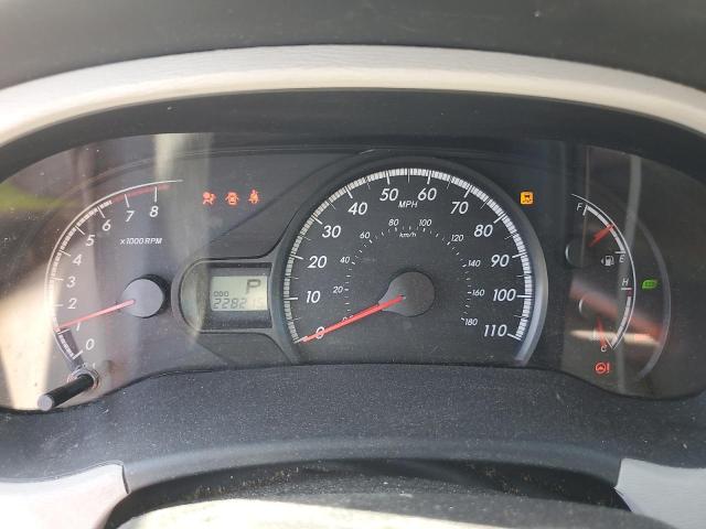 5TDKK3DC6BS044576 - 2011 TOYOTA SIENNA LE SILVER photo 9