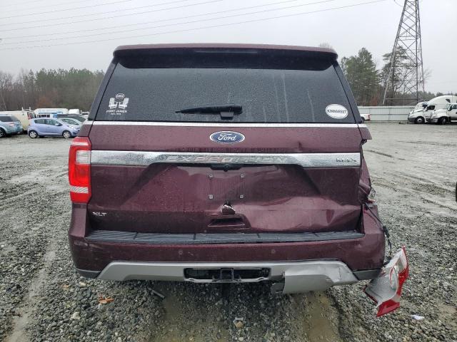 1FMJK1JT8MEA05609 - 2021 FORD EXPEDITION MAX XLT MAROON photo 6