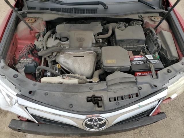 4T4BF1FK4ER338802 - 2014 TOYOTA CAMRY L RED photo 11