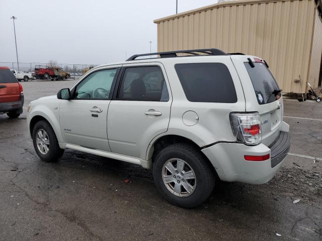 4M2CU81Z48KJ39569 - 2008 MERCURY MARINER WHITE photo 2