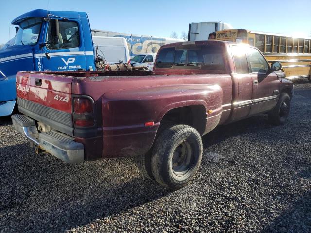 1B7MC3368YJ183566 - 2000 DODGE RAM 3500 MAROON photo 3