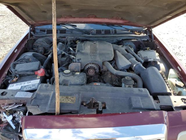 2MEFM74W56X604190 - 2006 MERCURY GRAND MARQ GS BURGUNDY photo 11