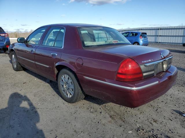 2MEFM74W56X604190 - 2006 MERCURY GRAND MARQ GS BURGUNDY photo 2