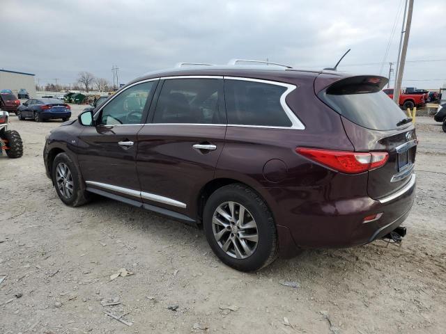 5N1AL0MM2FC523094 - 2015 INFINITI QX60 PURPLE photo 2