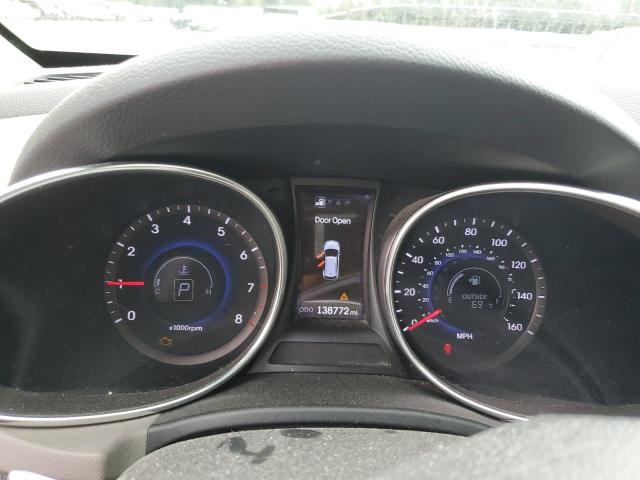 5XYZUDLA2DG047389 - 2013 HYUNDAI SANTA FE S SILVER photo 9