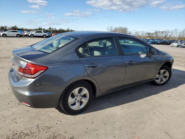 19XFB2F53DE201651 - 2013 HONDA CIVIC LX GRAY photo 3