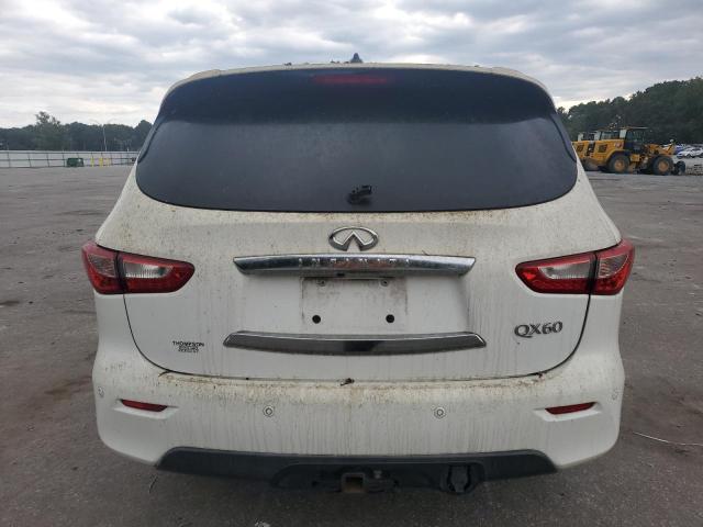 5N1AL0MN8EC510549 - 2014 INFINITI QX60 WHITE photo 6