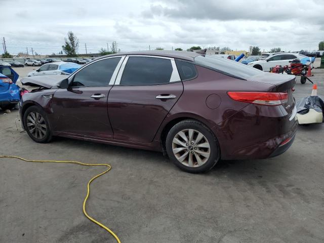 5XXGU4L36GG009441 - 2016 KIA OPTIMA EX Bordeaux Foto 2