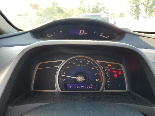 19XFA1F55BE038530 - 2011 HONDA CIVIC LX ვერცხლისფერი ფოტო 9