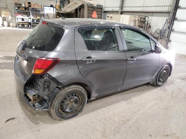 VNKKTUD33FA044063 - 2015 TOYOTA YARIS GRAY photo 3