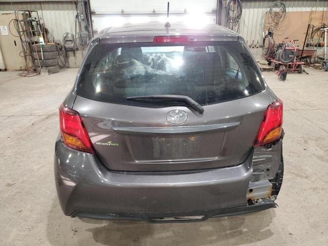 VNKKTUD33FA044063 - 2015 TOYOTA YARIS GRAY photo 6