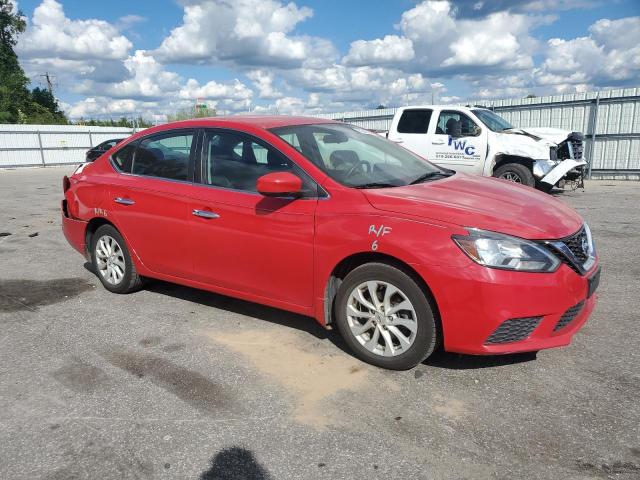 3N1AB7AP2JL619743 - 2018 NISSAN SENTRA S წითელი ფოტო 4