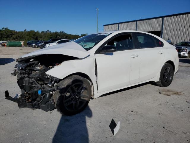 3KPF34ADXME272644 - 2021 KIA FORTE GT LINE WHITE photo 1