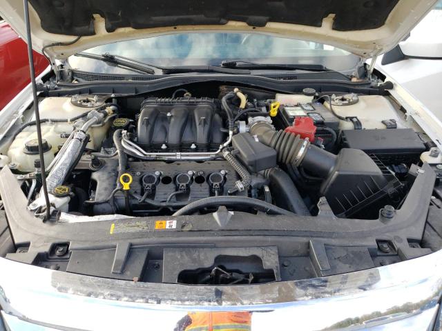 3FAHP0JG8AR207236 - 2010 FORD FUSION SEL WHITE photo 11