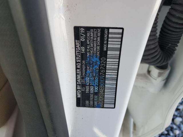 WDDSJ4EB0KN767320 - 2019 MERCEDES-BENZ CLA 250 白色 照片 12