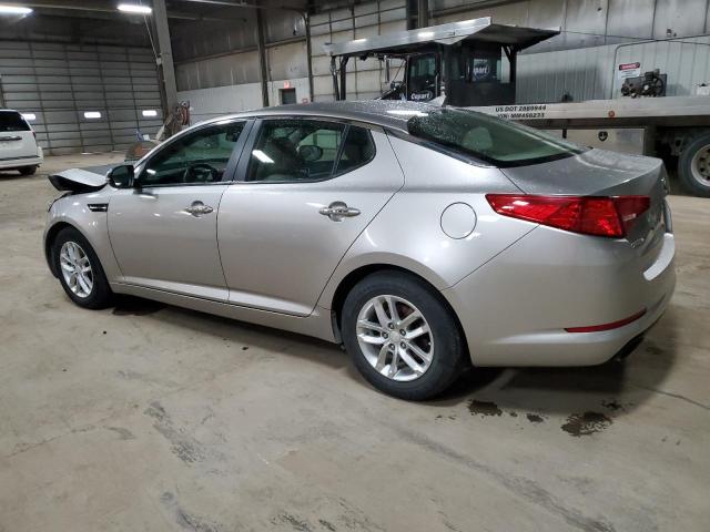 KNAGM4A78D5312210 - 2013 KIA OPTIMA LX SILVER photo 2