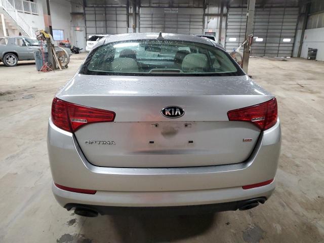 KNAGM4A78D5312210 - 2013 KIA OPTIMA LX SILVER photo 6