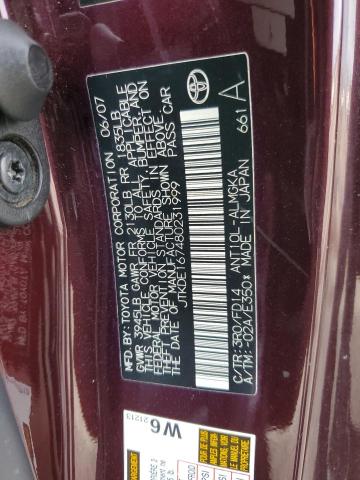 JTKDE167480231999 - 2008 SCION TC BURGUNDY photo 12