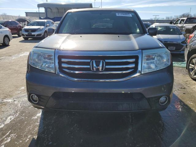 5FNYF3H44EB007844 - 2014 HONDA PILOT EX GRAY photo 5