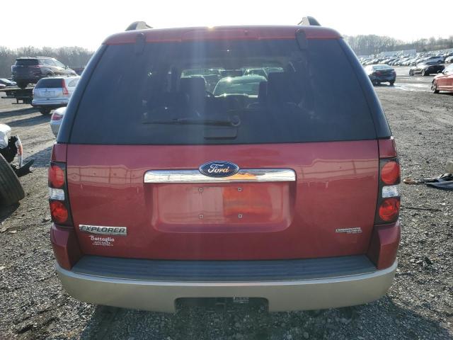 1FMEU74E37UA62760 - 2007 FORD EXPLORER EDDIE BAUER RED photo 6