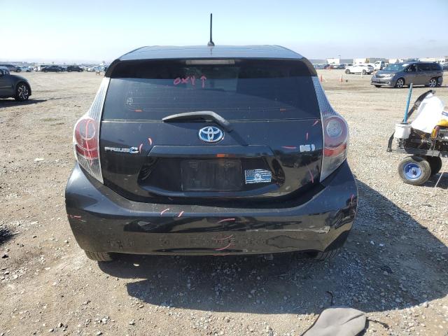 JTDKDTB36D1528003 - 2013 TOYOTA PRIUS C შავი ფოტო 6