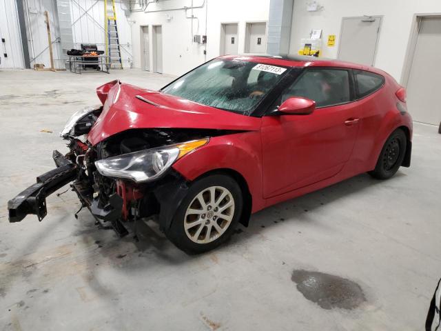 KMHTC6ADXCU042595 - 2012 HYUNDAI VELOSTER RED photo 1