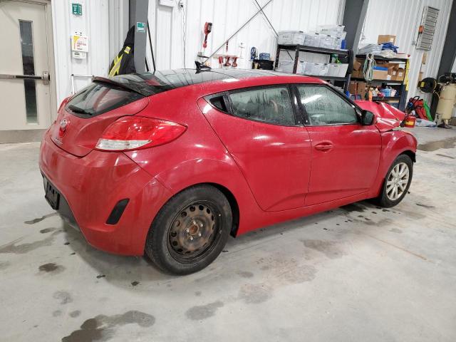 KMHTC6ADXCU042595 - 2012 HYUNDAI VELOSTER RED photo 3