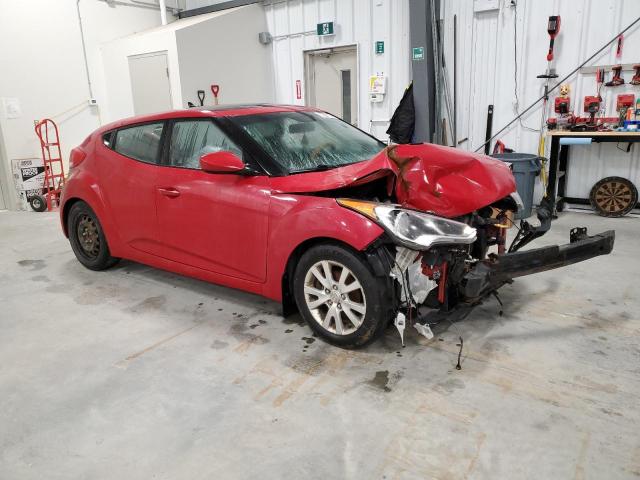 KMHTC6ADXCU042595 - 2012 HYUNDAI VELOSTER RED photo 4