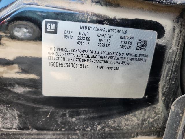 1G6DF5E54D0115114 - 2013 CADILLAC CTS LUXURY COLLECTION BLACK photo 12