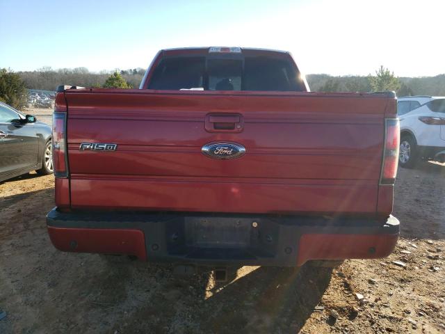 1FTFW1ET9DFA57348 - 2013 FORD F150 SUPERCREW RED photo 6