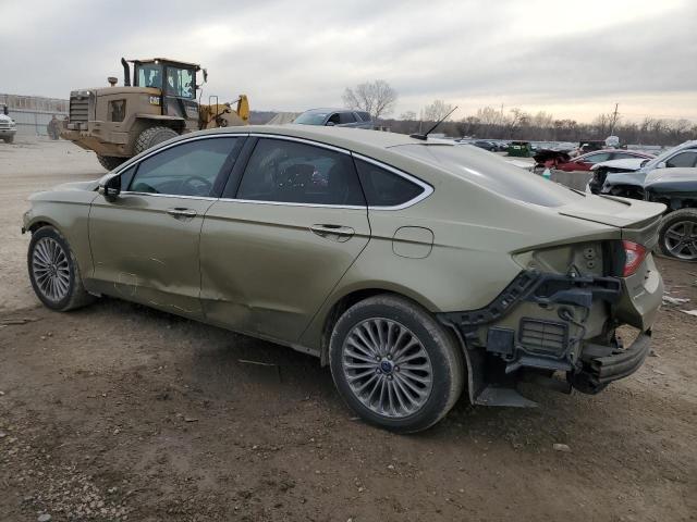 3FA6P0K96DR192196 - 2013 FORD FUSION TITANIUM GOLD photo 2