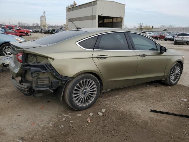 3FA6P0K96DR192196 - 2013 FORD FUSION TITANIUM GOLD photo 3